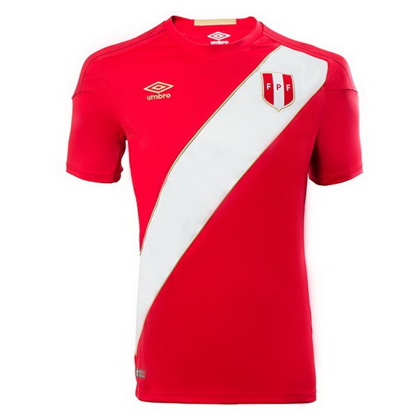 Thailande Maillot Football Pérou Exterieur 2018 Rouge